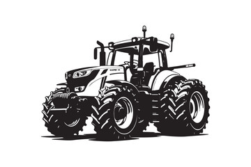 Tractor Silhouette Design Bundle