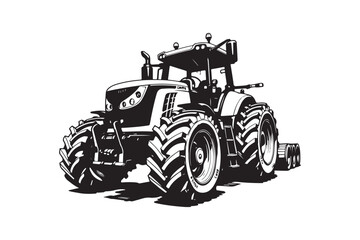 Tractor Silhouette Design Bundle