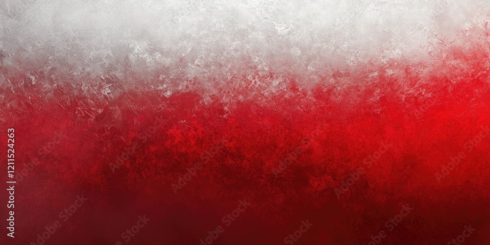 Poster textured abstract background featuring a gradient from silver at the top to vibrant red at the botto