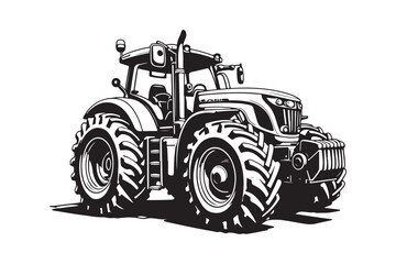 Tractor Silhouette Design Bundle