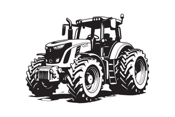Tractor Silhouette Design Bundle
