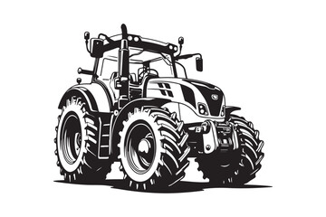Tractor Silhouette Design Bundle