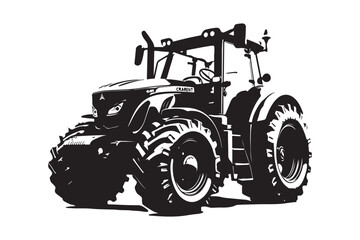 Tractor Silhouette Design Bundle