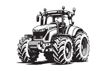 Tractor Silhouette Design Bundle