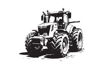 Tractor Silhouette Design Bundle