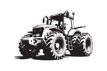Tractor Silhouette Design Bundle