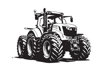 Tractor Silhouette Design Bundle