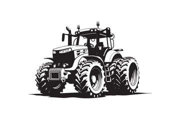 Tractor Silhouette Design Bundle