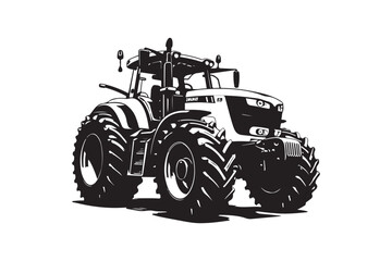 Tractor Silhouette Design Bundle