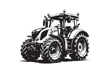 Tractor Silhouette Design Bundle