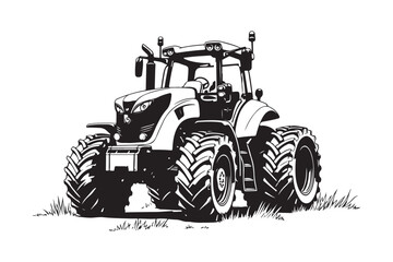 Tractor Silhouette Design Bundle