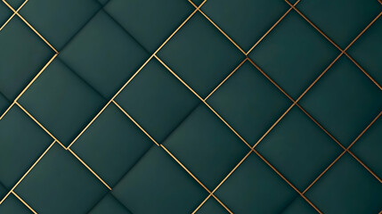 Dark teal diamond pattern background texture; elegant gold lines; website design