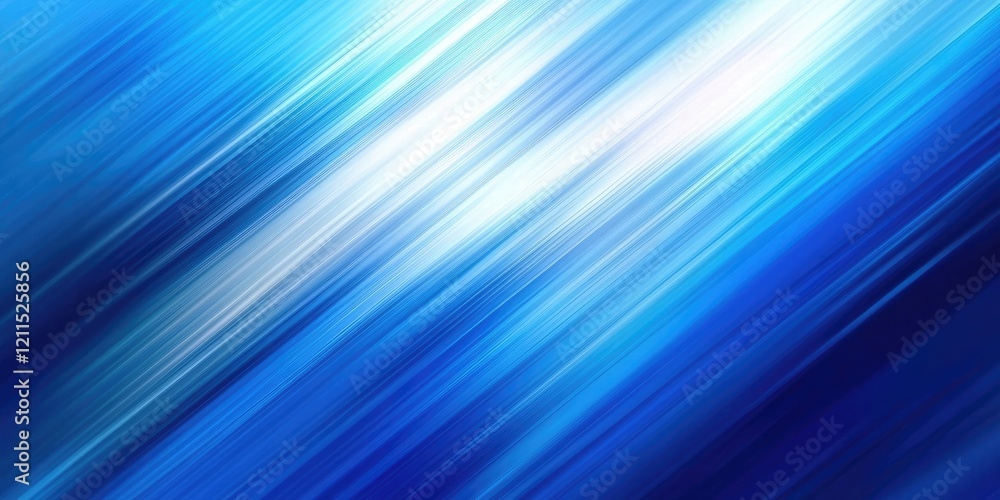 Poster dynamic blue gradient background featuring blurred diagonal lines with variations of deep and light 