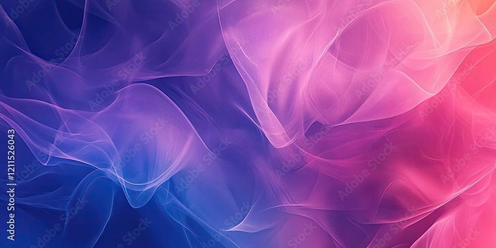 Poster stylized abstract background with smooth flowing purple and pink hues creating a dreamy effect ideal