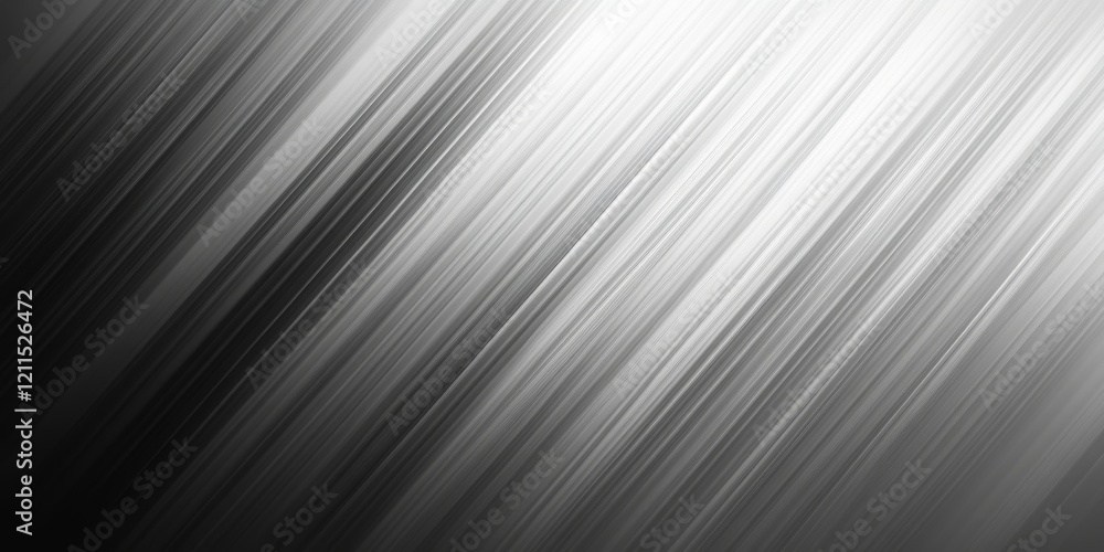 Poster monochromatic abstract background with soft grey gradient and diagonal blurred lines creating a smoo