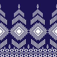 The geometric ethnic pattern of traditional style. Navajo, America Indian patterns. Design for background, wallpaper, clothing, wrapping, Batik, fabric, and prints. Vector illustration.