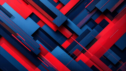 abstract background of red and blue lines . Generative AI