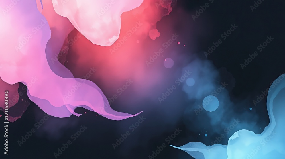Aufkleber a stunning array of pastel colors flows gracefully across the canvas, creating an ethereal spring ba