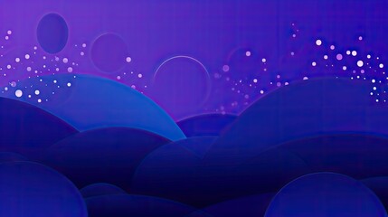 Fototapeta premium Abstract purple background with soft curves and light sparkles, ideal for digital designs.