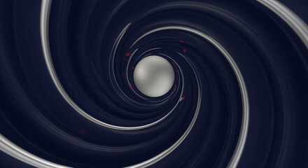 abstract background spiral waves . Generative AI