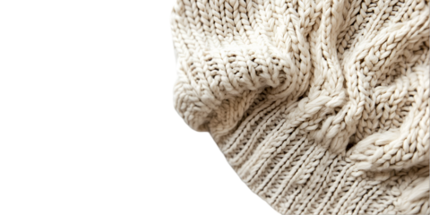 close up of a white cotton fabric