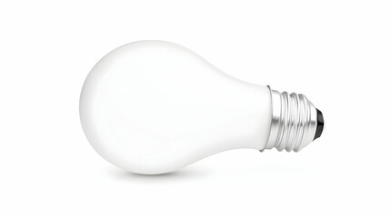 Energy-efficient LED light bulb, isolated on white background, perfect for product catalogs or websites