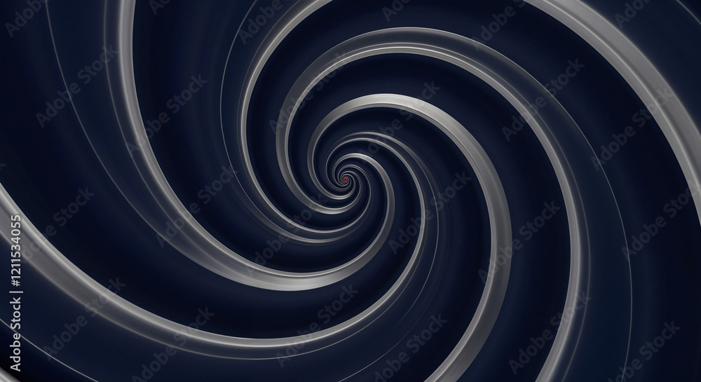 Poster abstract background spiral waves . generative ai