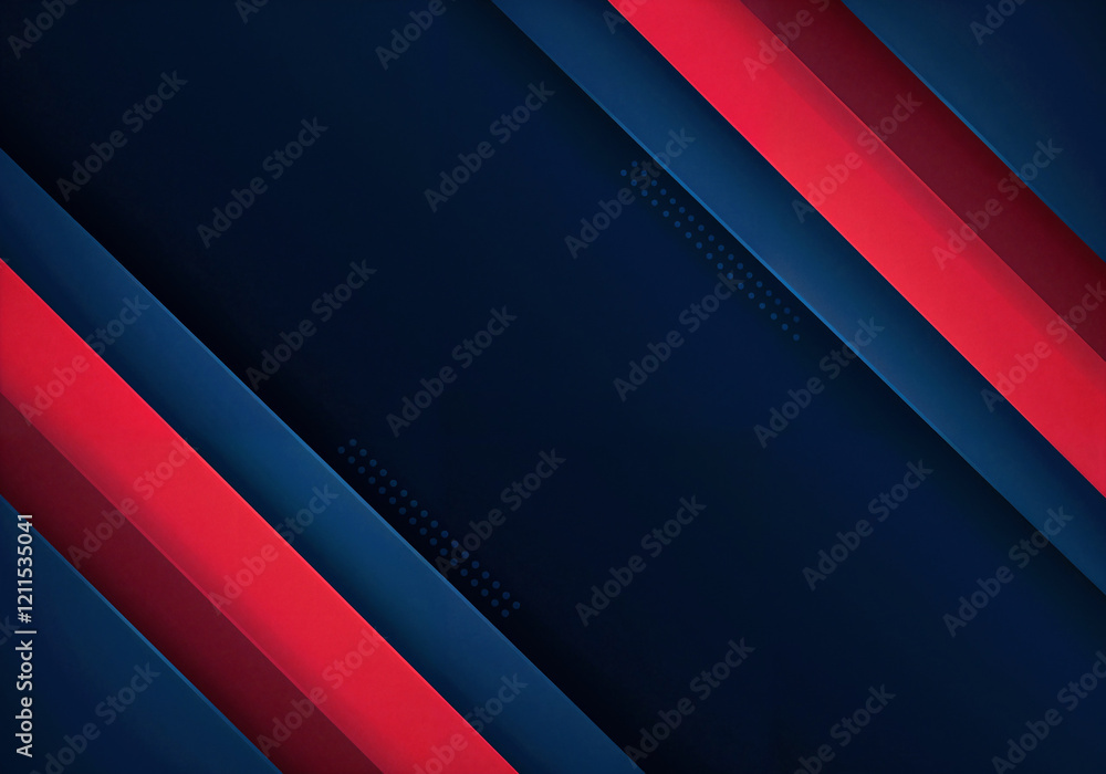 Aufkleber abstract background of red and blue lines . generative ai