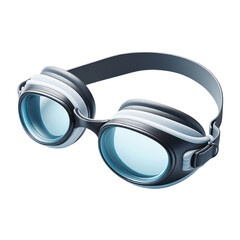 Swimming goggles isolated on transparent background