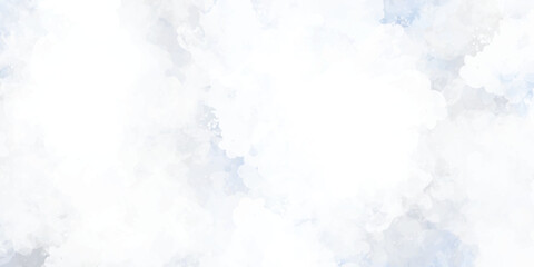 Blue watercolor abstract background Aquarelle painted azure gradient color splashing on textured paper. Vintage water color splash template or canvas for design, retro