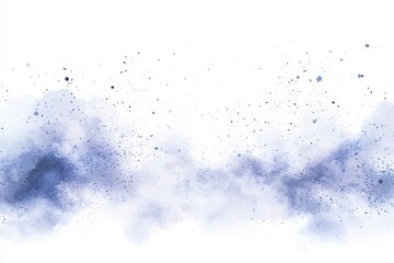 Soft Blue Watercolor Background with Texture and Abstract Design