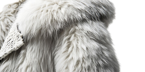Obraz premium close up of a fox fur