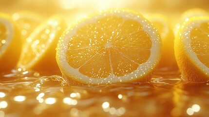 Golden Hour Lemons: A Vibrant Citrus Splash
