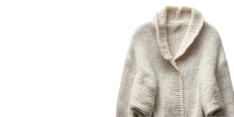 fur coat on a white background