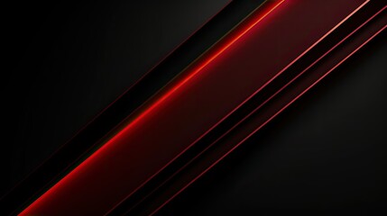 Abstract design featuring sleek red lines on a black background, evoking modern aesthetics.