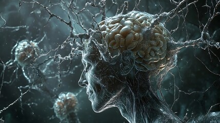 Neurological Enigma: A Digital Exploration of the Brain's Intricate Network