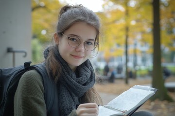 studentin am berlegen, Generative AI