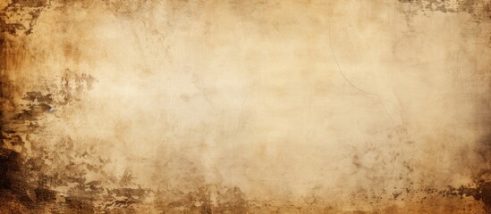 Naklejka premium Vintage canvas texture background in warm beige and brown tones, featuring subtle grunge effects and a soft, aged appearance.
