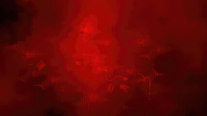Deep crimson and charcoal abstract background with an eerie glowing neon red light source, creating a mesmerizing visual effect, glow, dramatic, cyberpunk