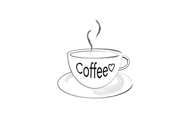 ゆっくりコーヒーを楽しんでいる、コーヒーブレイクのイメージ
