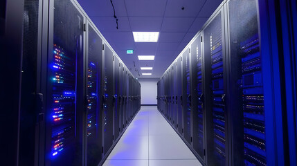 Exploring the Digital Core: A Glimpse into a Modern Data Center
