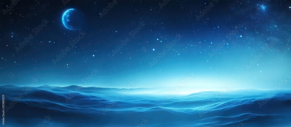 Aufkleber seamless gradient backdrop featuring dark universe blue transitioning to lighter shades, simulating 