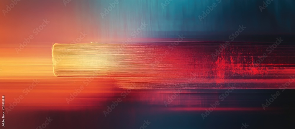 Fototapete vibrant abstract blur of red and blue hues with smooth lines creating motion, resembling a dynamic b