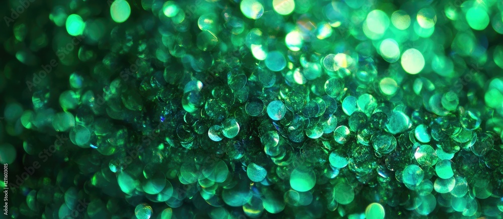 Poster vibrant green bokeh background with soft blurred texture creating a dreamy atmosphere ideal for crea