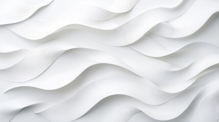 Obraz premium Elegant White Wave Background for Design Projects