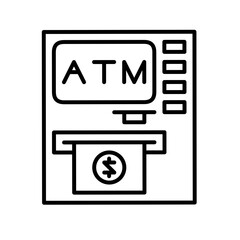 ATM machine icon