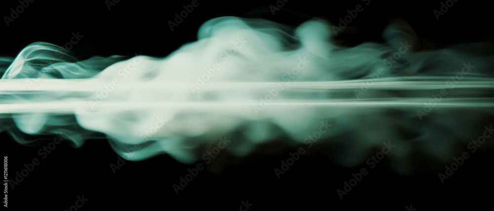 Poster abstract background of wires adorned with smoke trails illustrating speed and motion effects