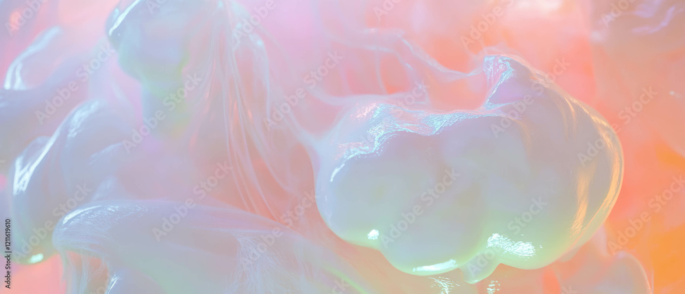 Poster ethereal abstract smoke trails creating a mysterious and atmospheric background effect