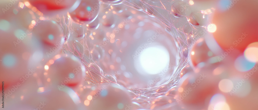 Poster Complex interconnectivity of abstract spheres forming a global network with central void