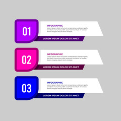 Modern vector infographic with minimalist design, perfect for visually presenting data attractively.